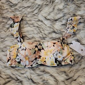 Shade & Shore Floral Bikini Top 32B